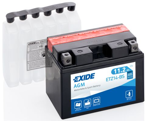 Аккумуляторная батарея EXIDE ETZ14-BS 11Ah 205 A