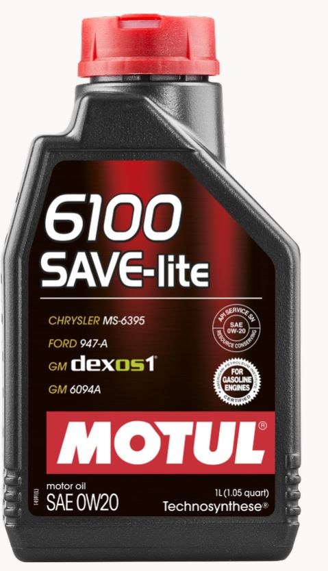 Масло моторное MOTUL 6100 SAVE-Lite 0W20 1 л