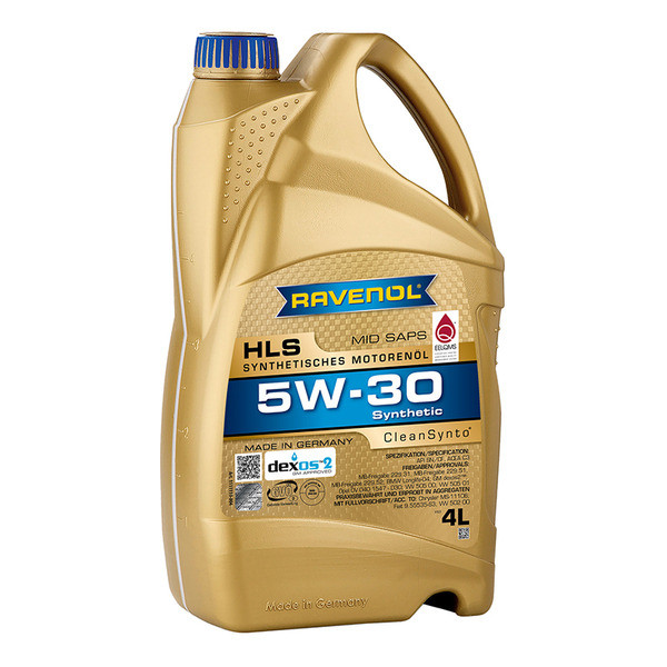 Масло моторное RAVENOL HLS 5W30 4 л (синтетика)
