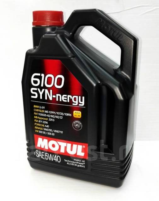 Масло моторное Motul 6100 SYN-nergy 5W40 4л