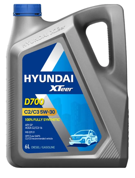 HYUNDAI XTEER D700 C2/C3 5W30 API SP ACEA C2/C3 6 л