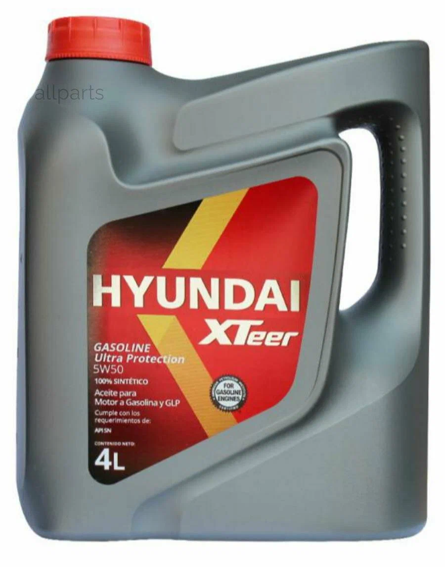 Масло моторное Hyundai XTeer G800 SP (Gasoline Ultra Protection) SP/GF 5W50 4 л 100% Synthetic