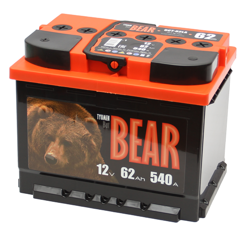 Аккумулятор TYUMEN 62 Ah 540 A BATBEAR (МЕДВЕДЬ)