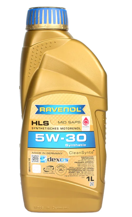 Масло моторное RAVENOL HLS 5W30 1 л (синтетика)