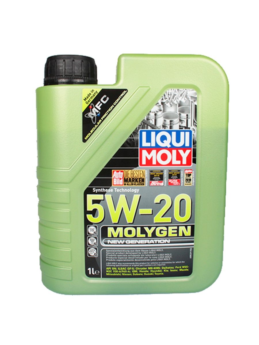 Масло моторное LiquiMoly 5W20 Molygen New Generation синтетическое 1 литр
