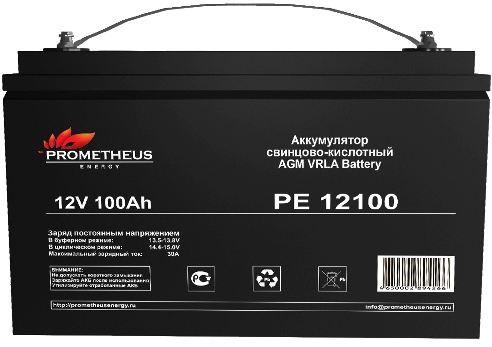 Аккумулятор Prometheus AGM 100 Ah 12 V