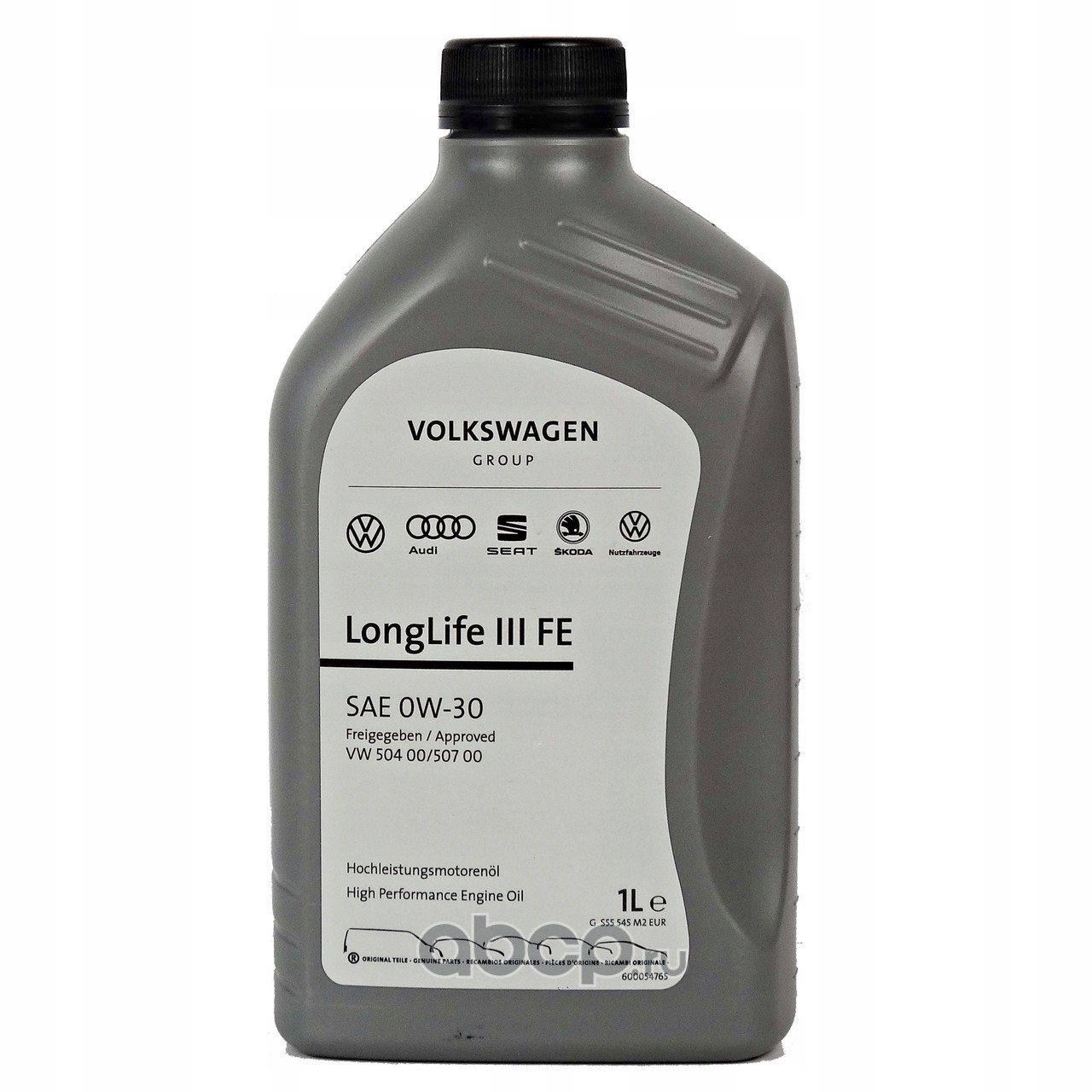 Масло моторное VW LongLife III FE 0W30 синтетическое 1 л GS55545M2