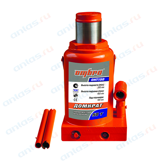 Домкрат гидравлический 50 т 285-465 мм Ombra OHT150