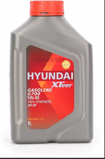 Масло моторное Hyundai XTeer Gasoline G700 SN/SP 5W40 1л Synthetic
