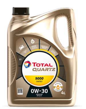 Масло моторное синтетическое TOTAL 9000 energy 0W30 4 л