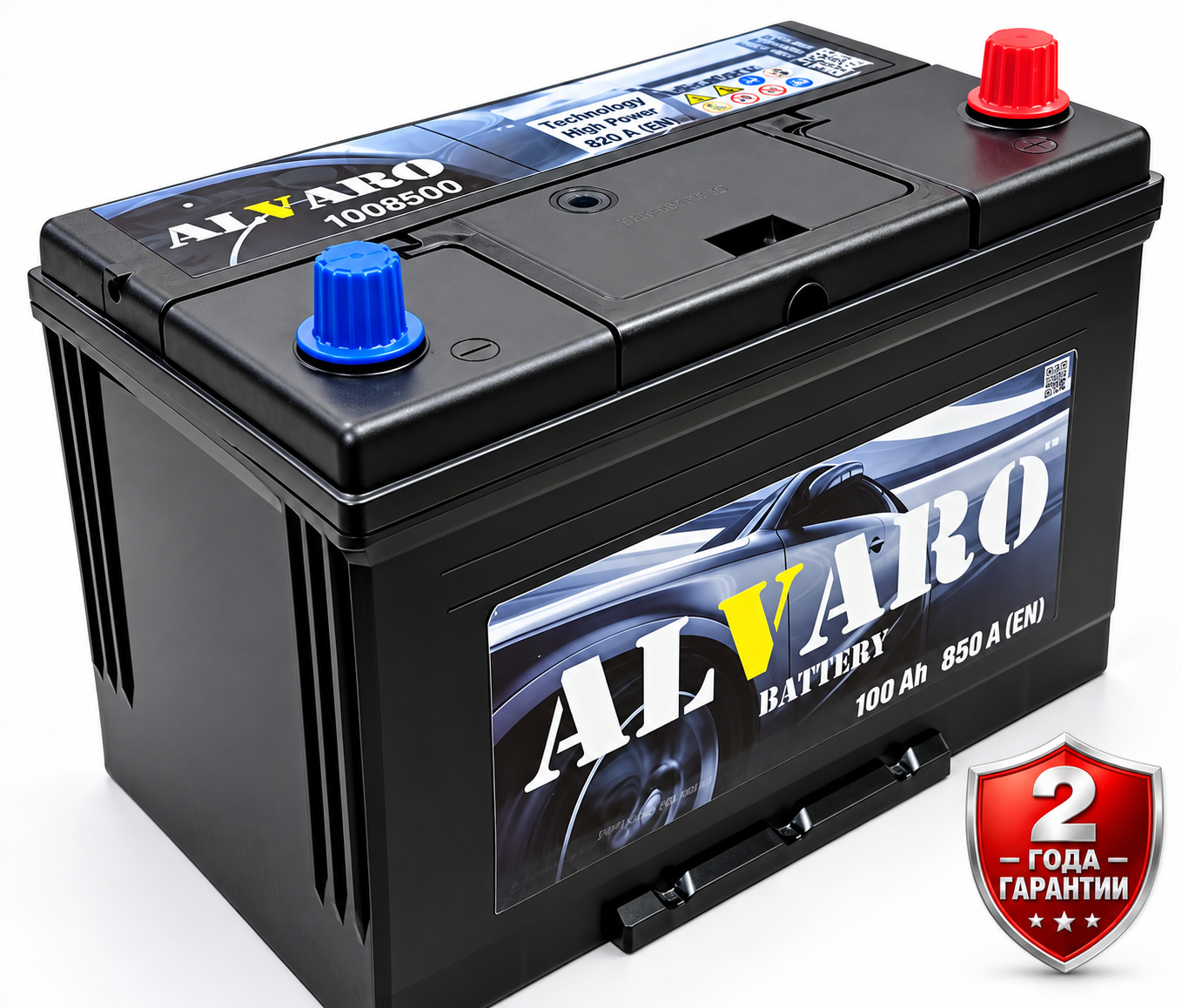 Аккумулятор ALVARO 100 Ah 850 A ASIA ОП G7