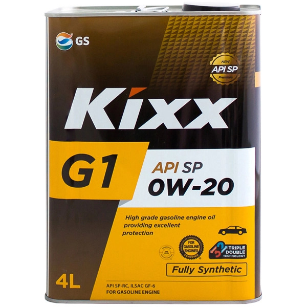 Масло моторное Kixx 0W20 G1 SP 4л синт.
