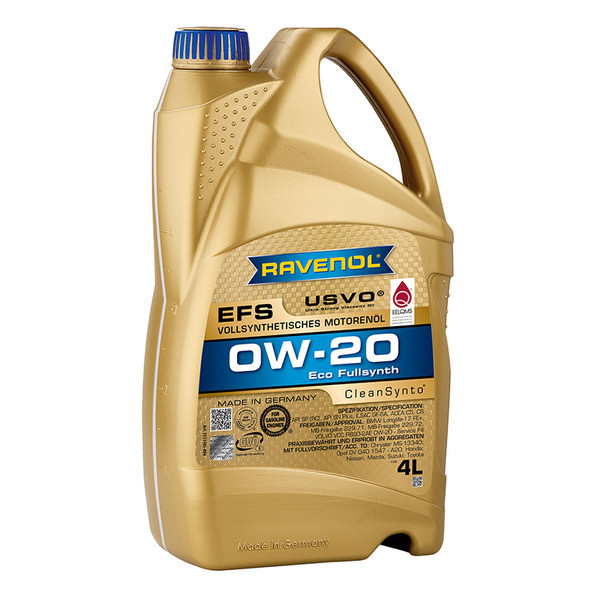 Масло моторное RAVENOL EFS 0W20 C5/C6 SN GF-6A 4 л
