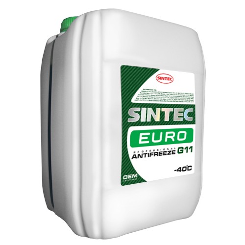 Антифриз Sintec Euro зеленый G11 10 кг