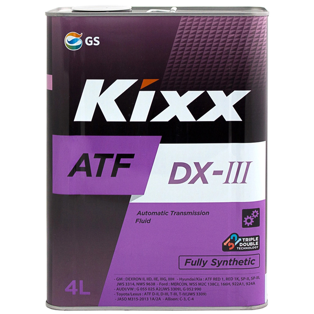 Масло трансмиссионное Kixx ATF DX-III 4л синт.
