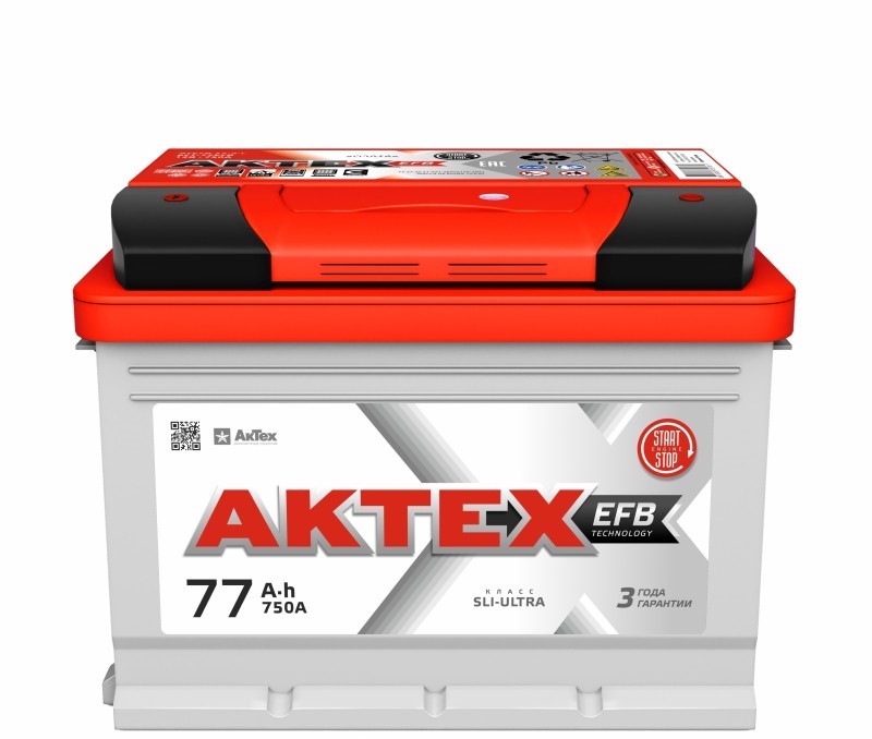 Аккумулятор АКТЕХ 77 Ah 750 A ОП EFB e11