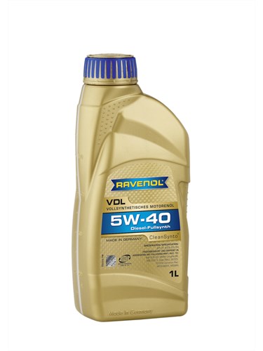 Масло моторное RAVENOL VDL 5W40 1л (синтетика)