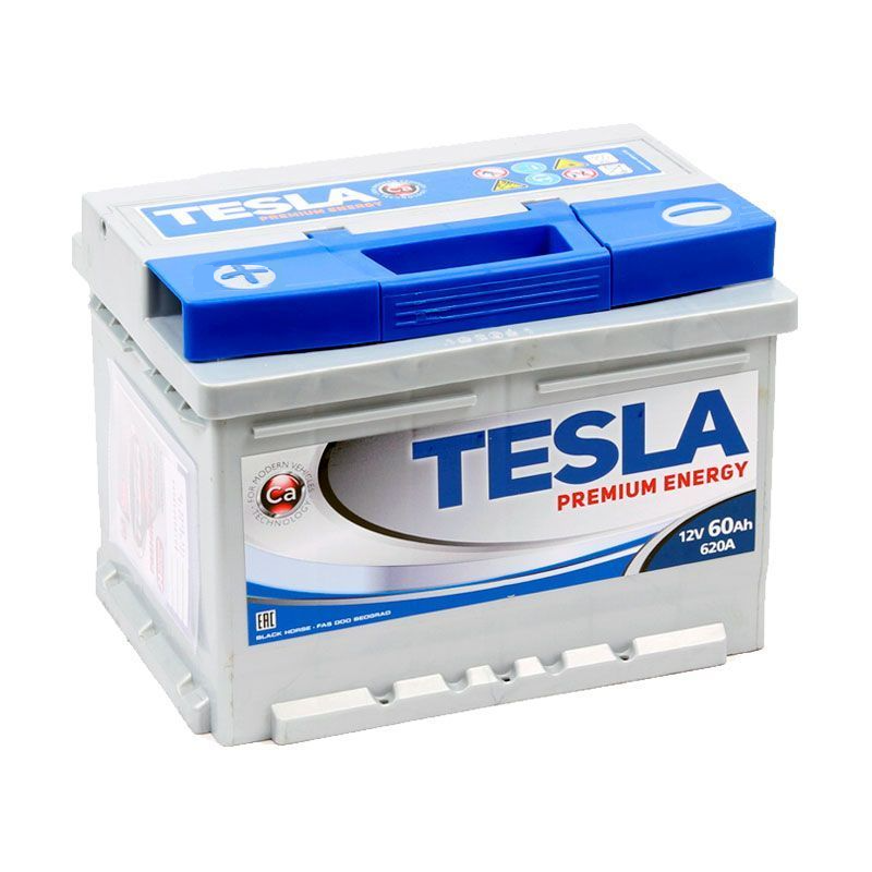 Аккумулятор TESLA 60 Ah 620 A PREMIUM ENERGY ПП (D43)