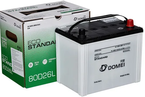 Аккумулятор DOMEI Eco STANDARD 80D26L 70 Ah 760 A LTOP ОП ЯПОНИЯ