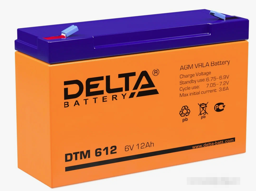 Аккумулятор DELTA DTM 612