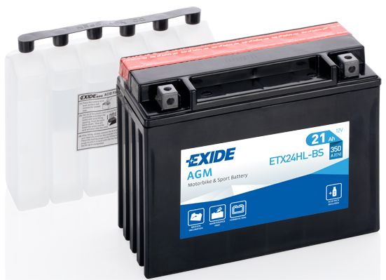 Аккумуляторная батарея EXIDE ETX24HL-BS 21Ah 350 A