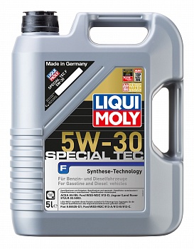 Масло моторное LiquiMoly 5W30 Special Tec F синтетическое SL/CF А5/В5 5 л