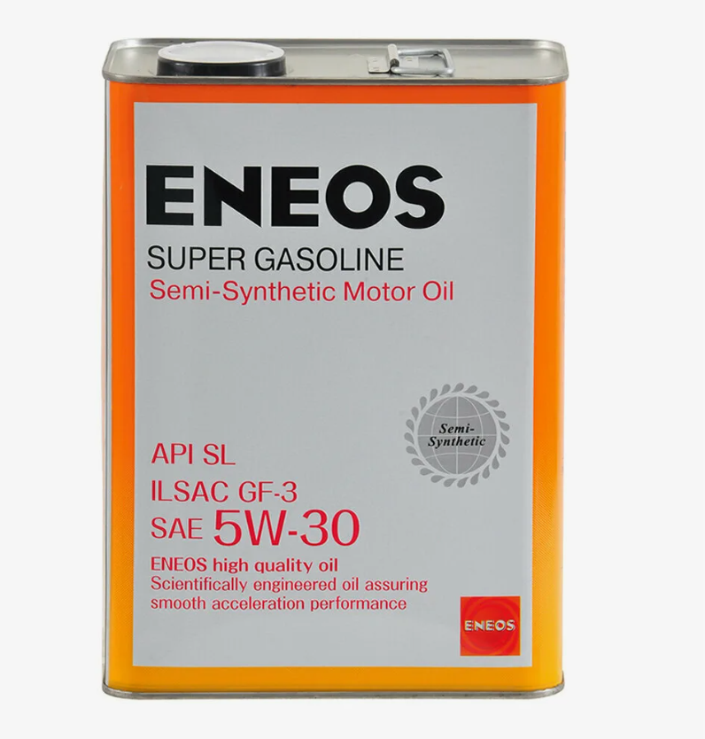 Масло Моторное Eneos Super Gasoline 5W30 SL п/синтетическое 4 литра