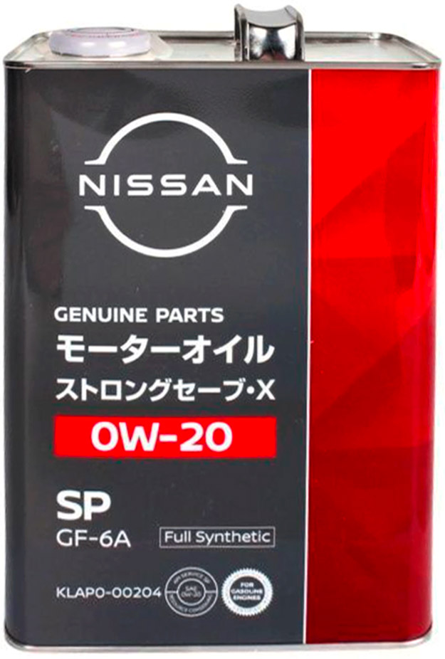Масло моторное Nissan SP STRONG SAVE X 0W20 4 л