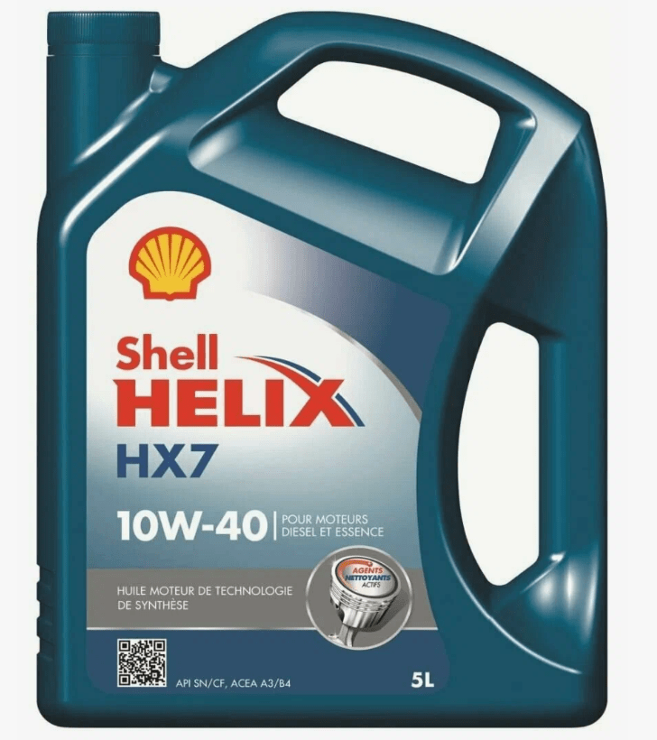 Масло Shell 10W40 Helix HX7 5 литров
