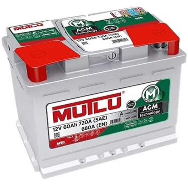 Аккумулятор Mutlu 60 Ah 720 A AGM