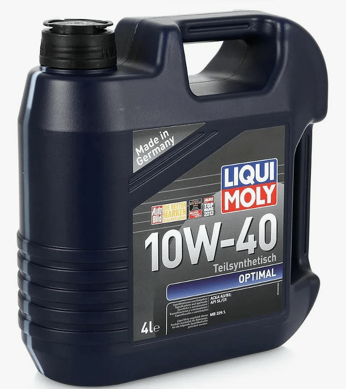 Масло LiquiMoly 10W40 Optimal синтетическое SL/CF А3/В3 4 л