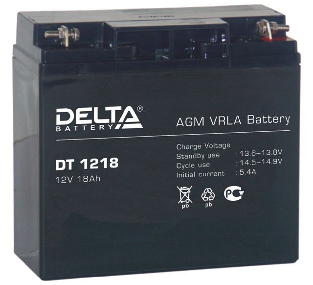 Аккумулятор DELTA DT1218