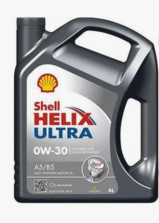 Масло моторное Shell 0W30 Helix Ultra A5/B5 4 л