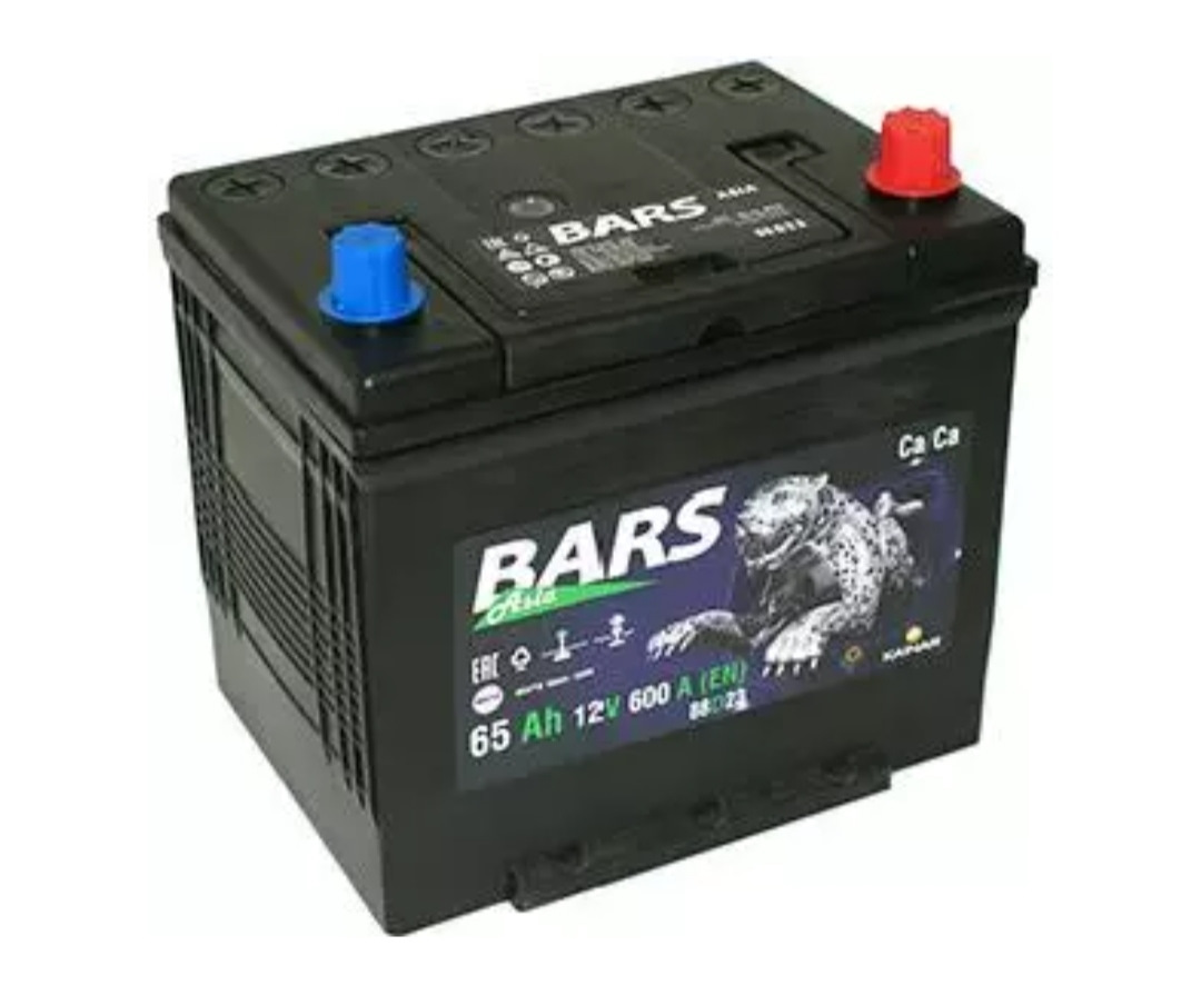 Аккумулятор BARS 65 Аh 600 A ПП ASIA