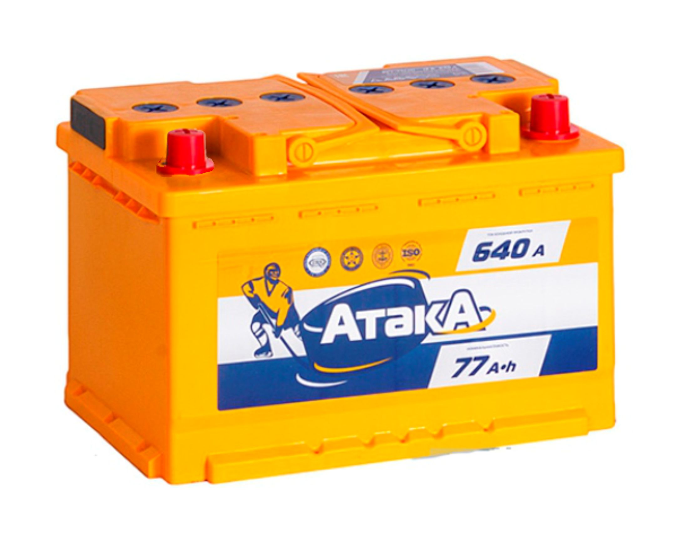 Аккумулятор АТАКА 77 Ач 640 A ПП