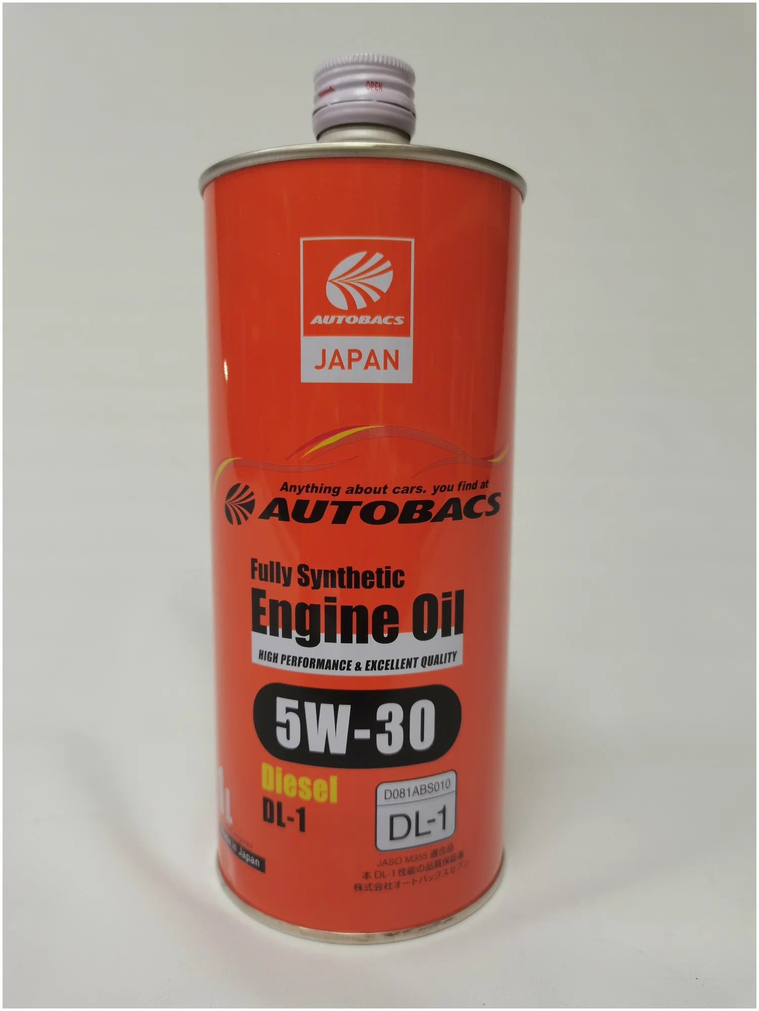 Масло моторное AUTOBACS 5W30 ENGINE OIL FS DIESEL DL-1 синтетическое 1л