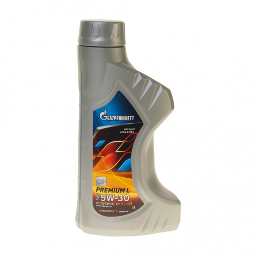 Масло моторное Gazpromneft Premium L 5W-30 API SL/CF, ACEA A3/B3 полусинт 1 л