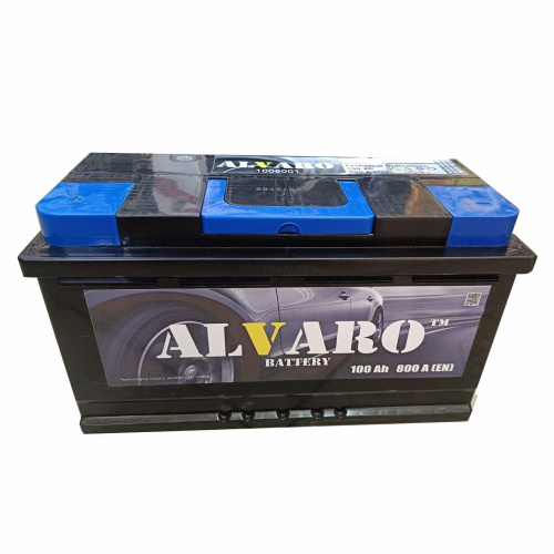 Аккумулятор ALVARO 100 Ah 800 A ПП HL3 фото магазина Бери Масло