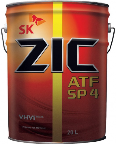 Масло ZIC ATF SP 4 трансмиссионное 20 л