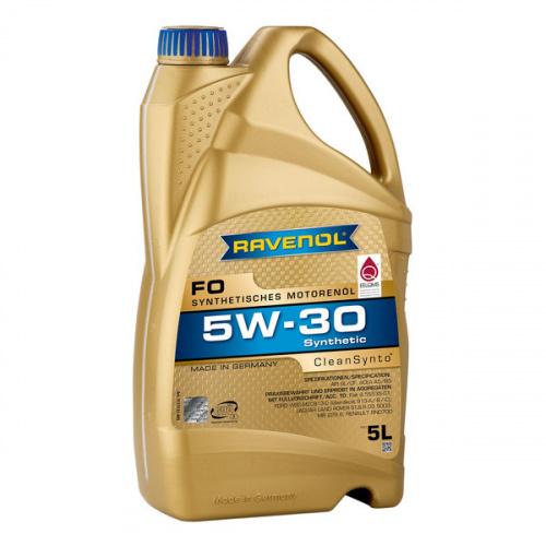 Масло моторное RAVENOL FO 5W30 5л (синтетика)