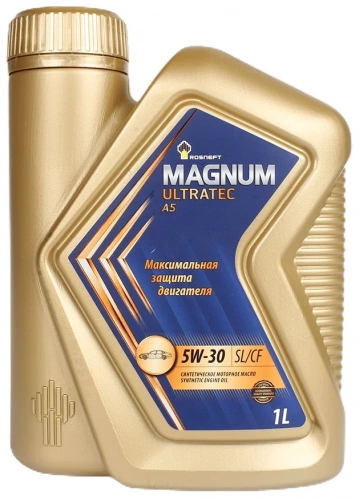 Масло моторное РосНефть 5W30 Magnum Ultratec A5 SL/CF синтетическое 1 л