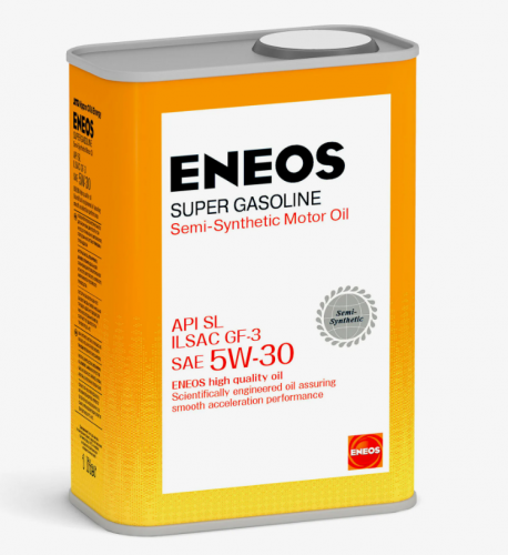 Масло Моторное Eneos Super Gasoline 5W30 SL п/синтетическое 1 литр