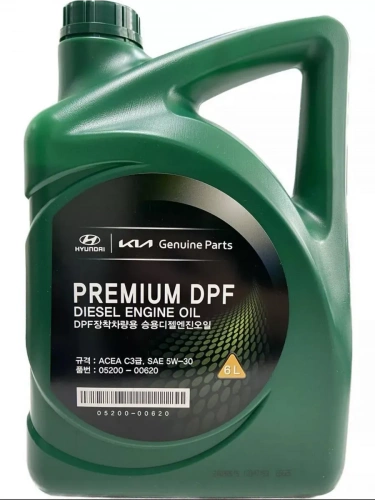 Масло моторное Hyundai Premium DPF Diesel 5W30 C3 6 л