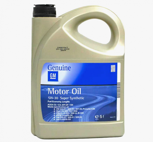 Масло моторное General Motors GM Super Synthetic 5W30 5 литр