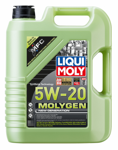 Масло моторное LiquiMoly 5W20 Molygen New Generation синтетическое 4 литр