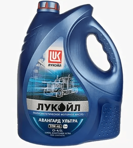 Масло моторное Лукойл авангард 10W40 ультра дизель CI-4/SL п/синтетическое 5 литров