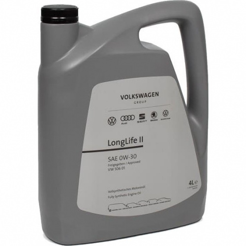 Масло моторное VW Longlife II 0W30 синтетическое 4 л