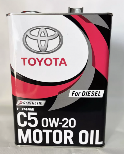 Моторное масло TOYOTA С5 0W20 for Diesel 4 л