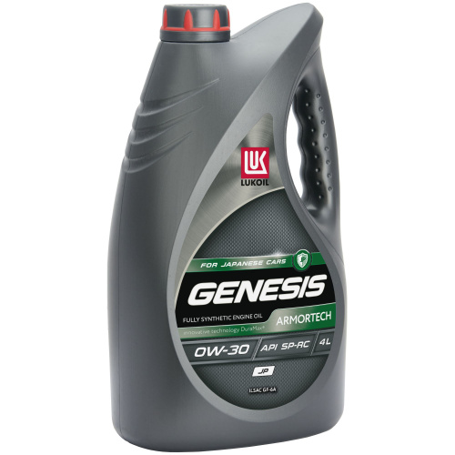 Масло Лукойл Genesis Armortech 0W30 JP SN GF5 для японских авто 4 л