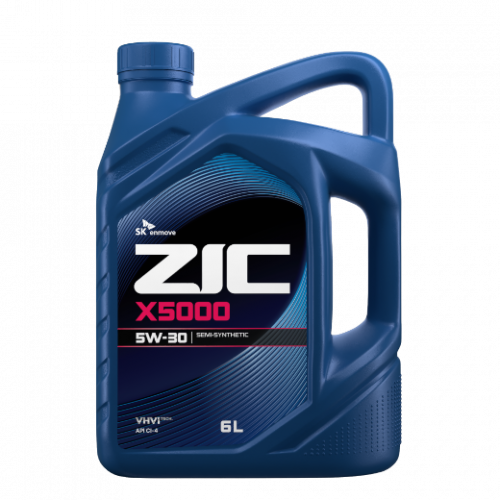 Масло ZIC 5W30 X5000 Diesel Cl-4 п/синтетическое 6 литров